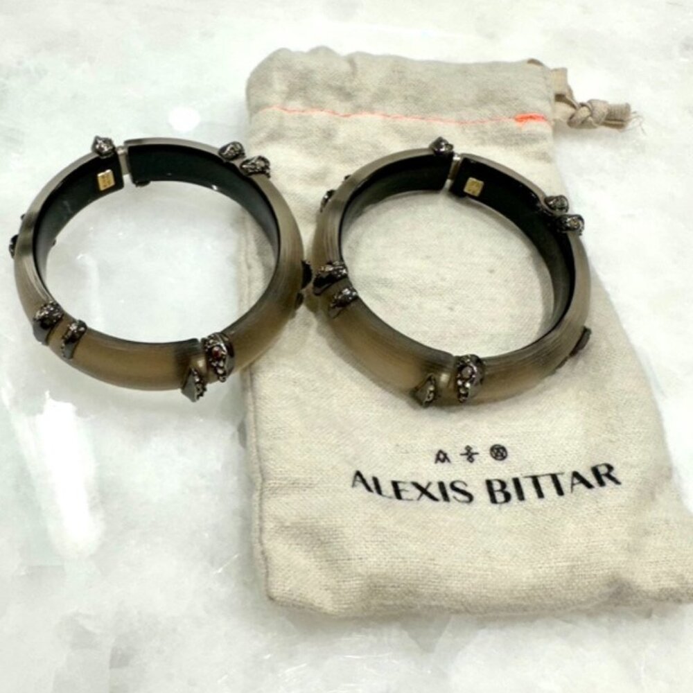Alexis Bittar Hinge Lucite Bracelet